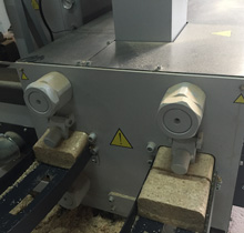 брикеты на производственной линии