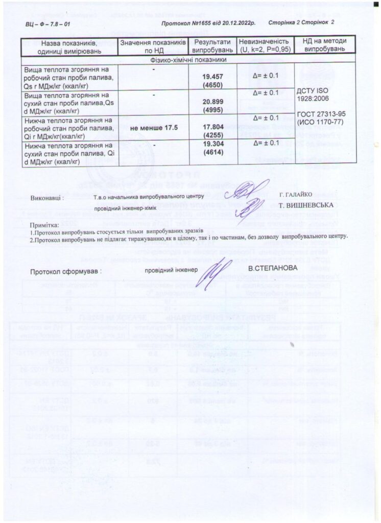 Сертификат 2